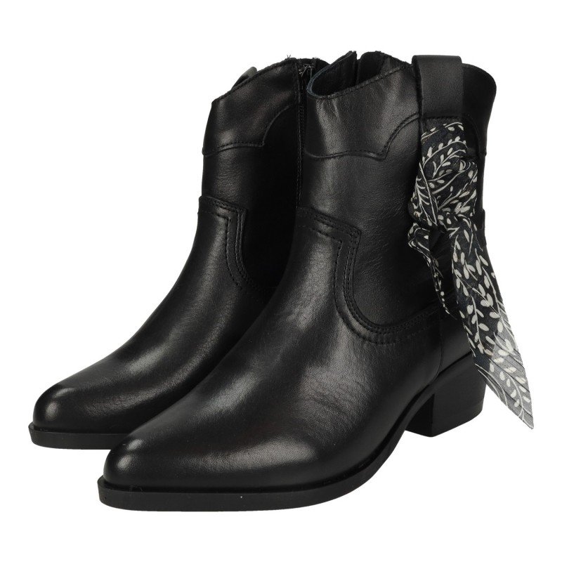 Botines Cowboy Goodstep Negros para Mujer modelo 5611-C03