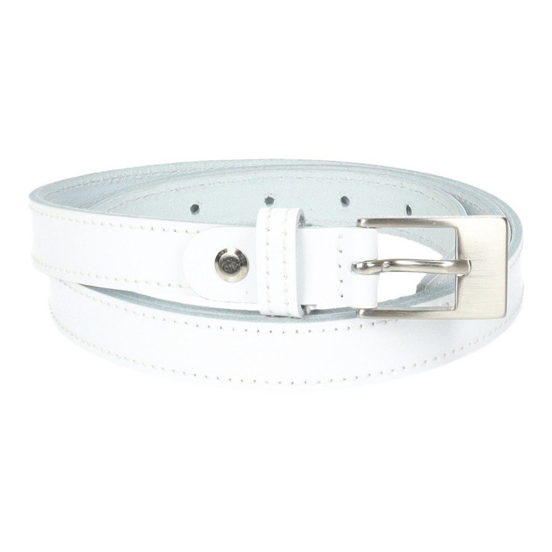 Cinturón de Piel Attanze Blancos para Mujer modelo X67