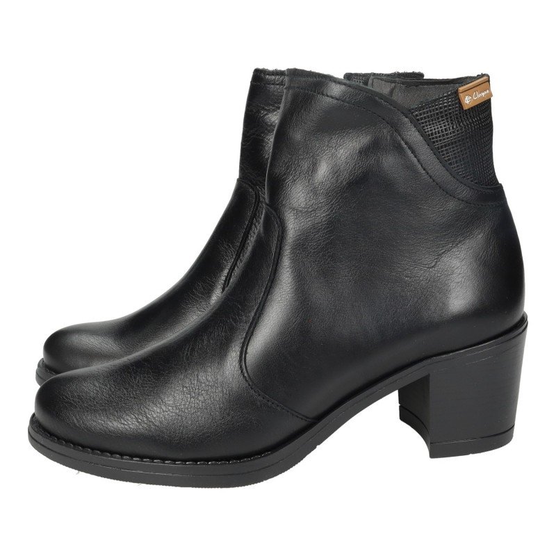 Botines de Piel Clayan Negros para Mujer modelo 142