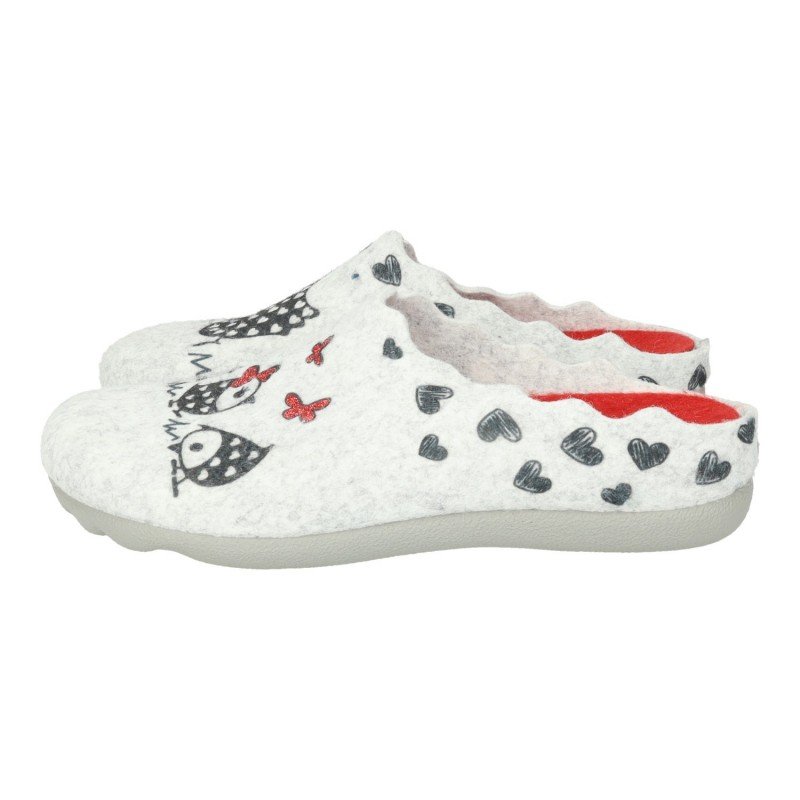 Chinelas Gallinita Made In Spain Grises para Mujer modelo 1014