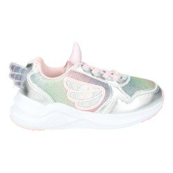 Deportivas Unicorn Conguitos Plata para Niña modelo Cosh261018