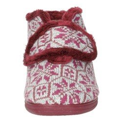 Babuchas Abrigadas Kokis Burdeos para Mujer modelo 42830