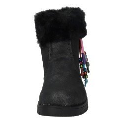 Botitas Abalorios Conguitos Negros para Niña modelo Cosh113035