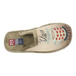 Chinela Coffee Gema Garcia Taupe para Mujer modelo 2100-18