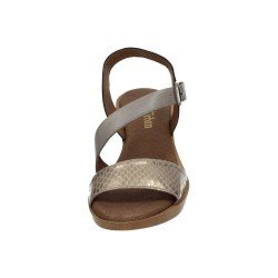 Sandalia con Cuña Paula Urban Oro para Mujer modelo 29-7133