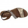 Sandalia con Cuña Paula Urban Oro para Mujer modelo 29-7133