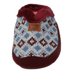 Chinelas Calentitas Norteñas Burdeos para Mujer modelo 35-192