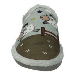 Chinelas Ovejas Made In Spain Grises para Hombre modelo 3010