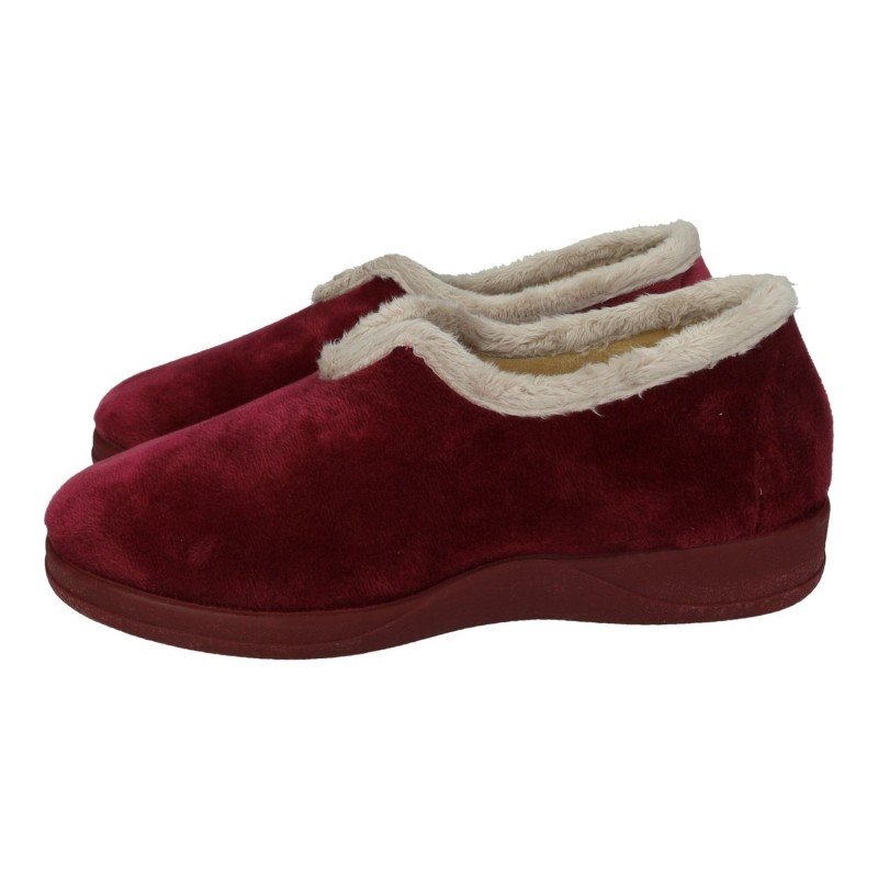 Chinelas Cerradas Ruiz Bernal Burdeos para Mujer modelo 399