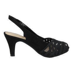 Sandalias Trenzadas Prestigio Negros para Mujer modelo C-403