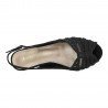 Sandalias Trenzadas Prestigio Negros para Mujer modelo C-403