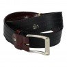 Cinturón de Piel Attanze Granate para Hombre modelo X534
