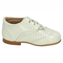 Mocasines Inglesitos Angelitos Beige para Niño modelo 1505