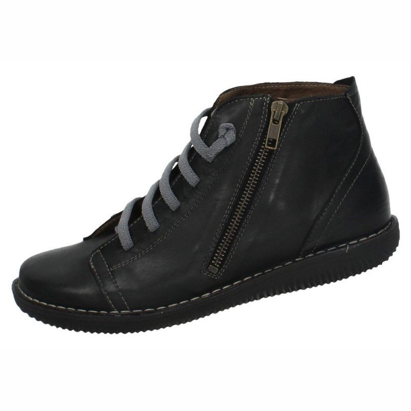 Botines Piel Boleta Boleta Negros para Mujer modelo 3012