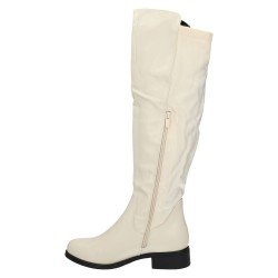 Botas Caña Alta Tulipano Beige para Mujer modelo U9A-X8508-5