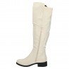 Botas Caña Alta Tulipano Beige para Mujer modelo U9A-X8508-5