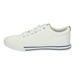 61376 Zapatillas de lona color BLANCO