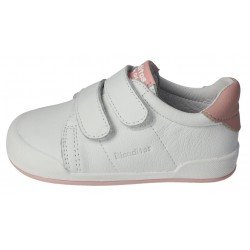 Deportivo Respetuoso Blanditos By Crios Blanco-Rosa para Niña modelo Londres