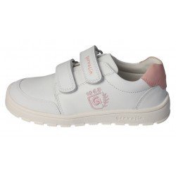 Deportivas Barefoot Garvalín Blanco-Rosa para Niña modelo 252510-B113