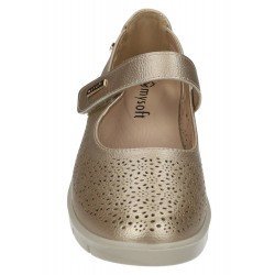 Manoletinas Caladas Mysoft Platino para Mujer modelo 25M208