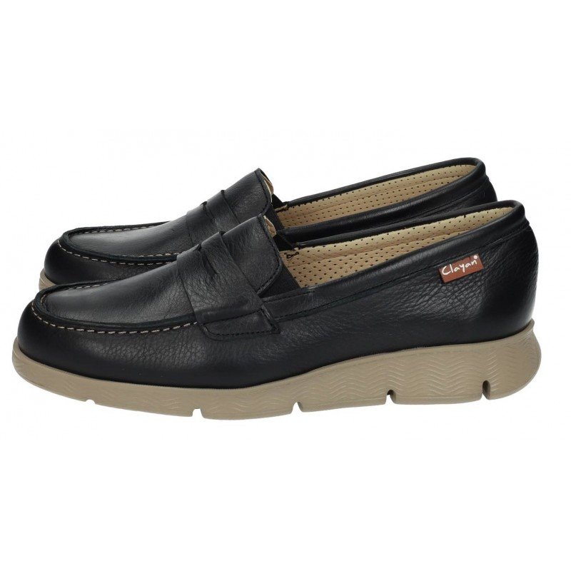 Mocasin Negro Clayan Negros para Mujer modelo 482-N