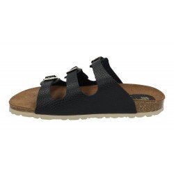 Sandalias de Piel Inter-Bios Negros para Mujer modelo 7231