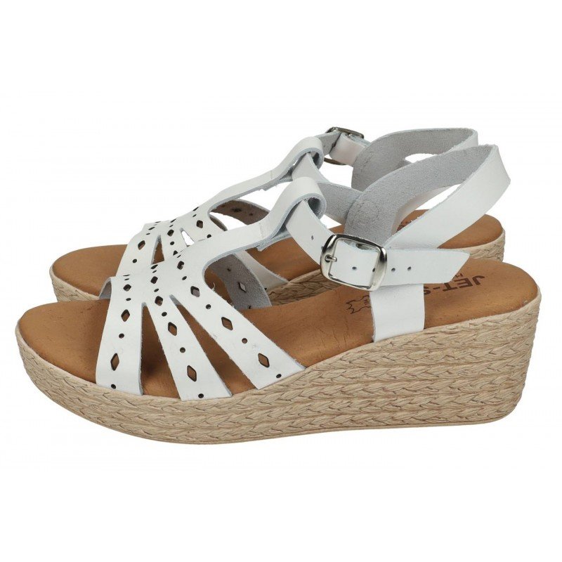 Sandalias de Piel Jet-Set Blancos para Mujer modelo M.59/2443