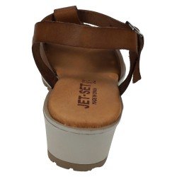 Sandalia Stin Jet-Set Nuez para Mujer modelo M.62/St In
