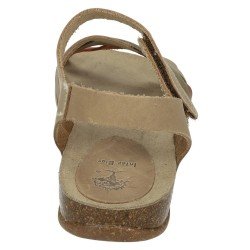 Sandalias Tiras Inter-Bios Beige-Teja-Kaki para Mujer modelo 4486
