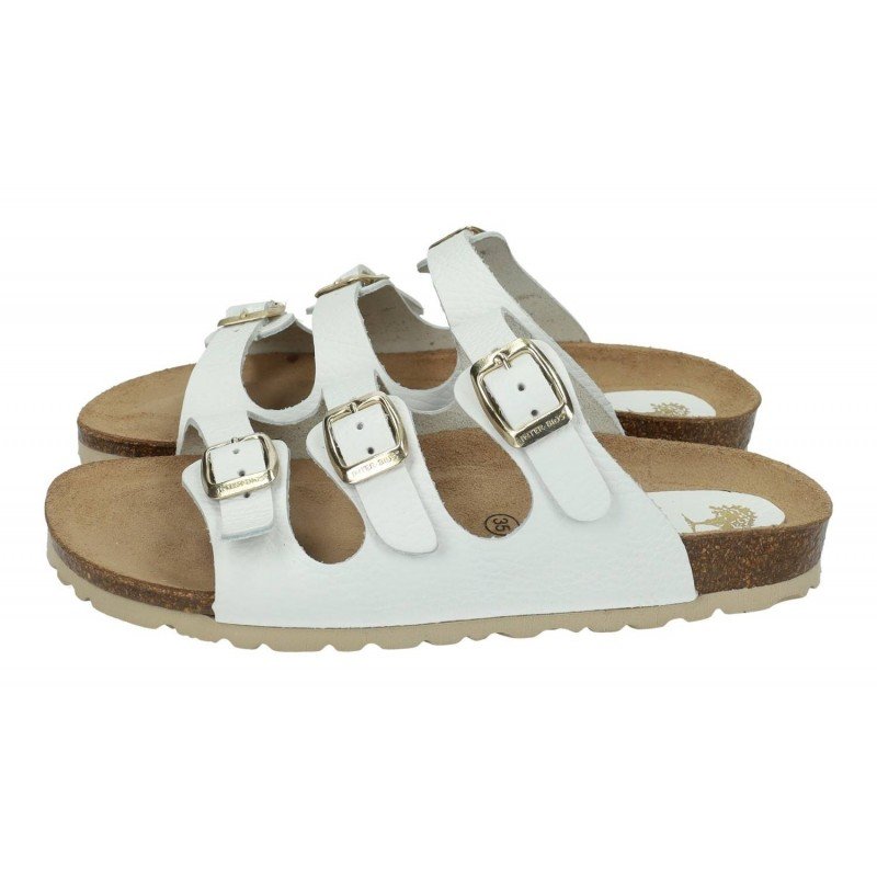 Sandalia Bugui Inter-Bios Blancos para Mujer modelo 7231