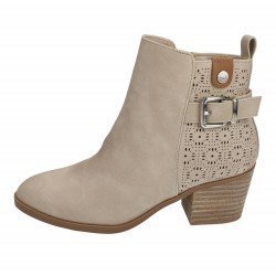 Botines con Tacón Refresh Beige para Mujer modelo 172623