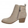 Botines con Tacón Refresh Beige para Mujer modelo 172623