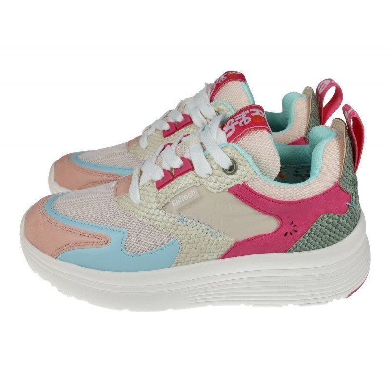 Deportivas Coloridas Refresh Fuxia para Mujer modelo 172853