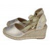 Alpargatas Lazos Refresh Oro para Mujer modelo 172642