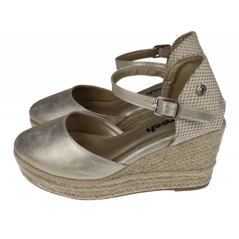 Esparteñas con Cuña Refresh Oro para Mujer modelo 172782