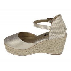 Esparteñas con Cuña Refresh Oro para Mujer modelo 172782