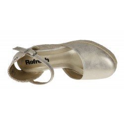 Esparteñas con Cuña Refresh Oro para Mujer modelo 172782