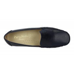 Mocasín de Piel Parymedio Marino para Mujer modelo 1703