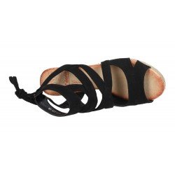Cuñas de Tiras Mandarina Negros para Mujer modelo 920-220