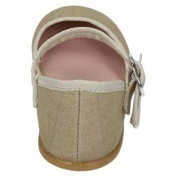 Manoletinas Casual Conguitos Taupe para Niña modelo Cosh586006