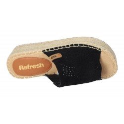 Sandalias de Ante Refresh Negros para Mujer modelo 172461