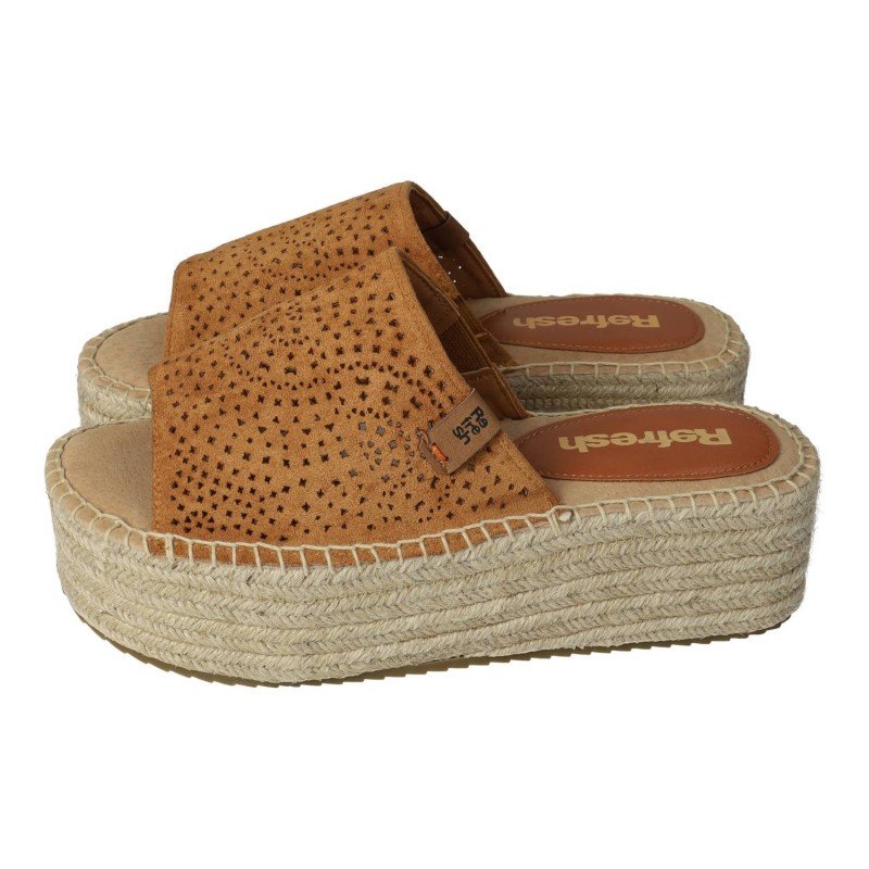 Sandalias Plataforma Refresh Camel para Mujer modelo 172461