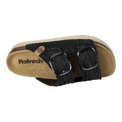 Sandalia Plataforma Refresh Negros para Mujer modelo 172720