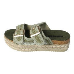Sandalias Trenzadas Refresh Kaki para Mujer modelo 172760