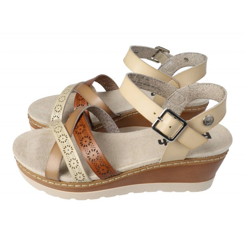 Sandalias de Tiras Refresh Beige para Mujer modelo 172682