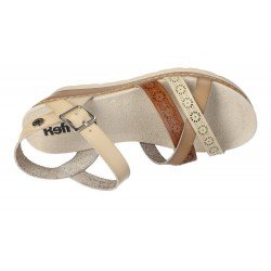 Sandalias de Tiras Refresh Beige para Mujer modelo 172682