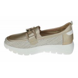 25M269 Mocasines Plataforma color PLATINO