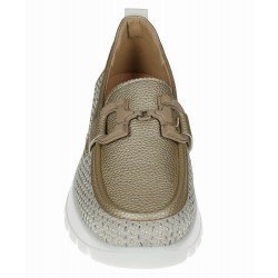 25M269 Mocasines Plataforma color PLATINO