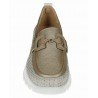 25M269 Mocasines Plataforma color PLATINO