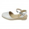 Esparteña Cómoda Kokis Plata para Mujer modelo 47327